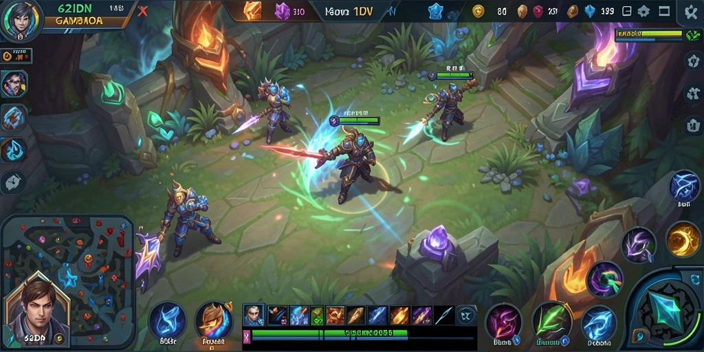 Screenshot gameplay 62IDN yang menampilkan pertempuran seru.