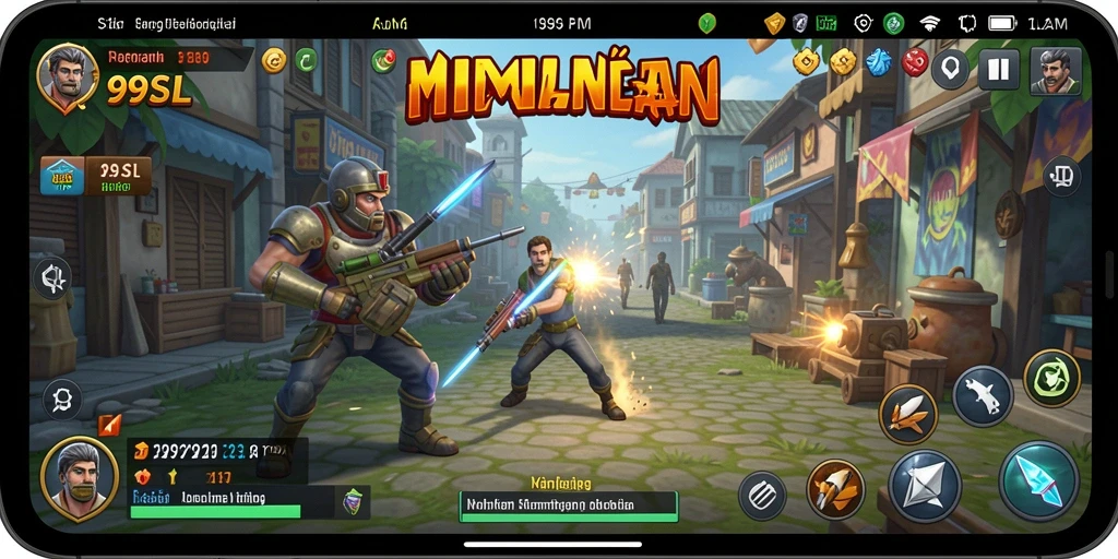 Tangkapan layar gameplay 99SL yang menampilkan pertarungan strategis yang mendebarkan.