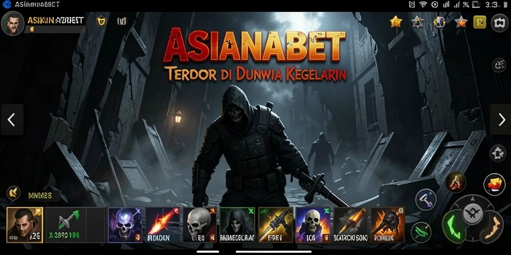 Tangkapan layar utama ASIANABET menampilkan suasana gameplay yang mencekam.