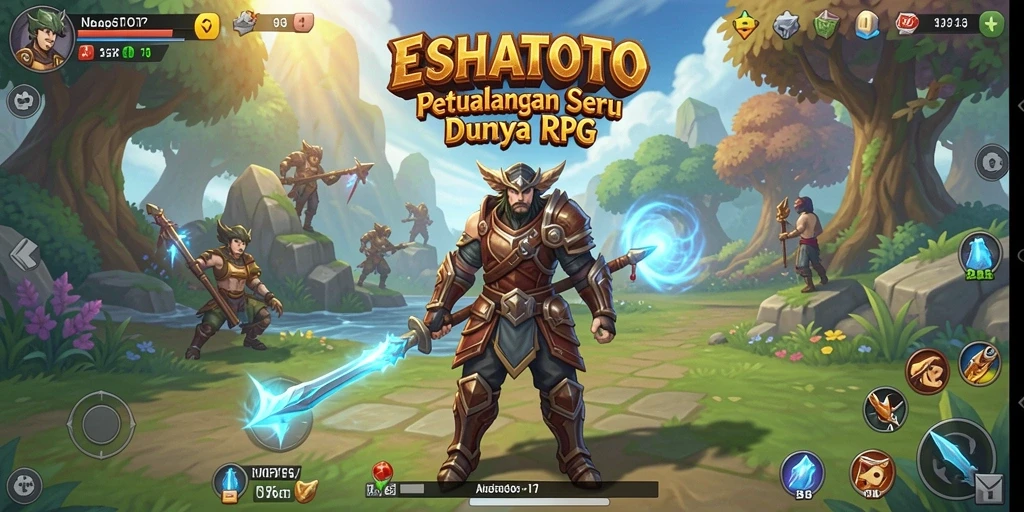Tampilan gameplay RPG yang menakjubkan dan mendalam.