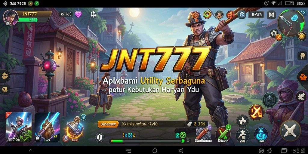 Tampilan antarmuka JNT777 yang sederhana dan fungsional.