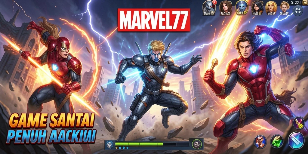 Screenshot gameplay MARVEL77 yang menunjukkan aksi seru dalam permainan.