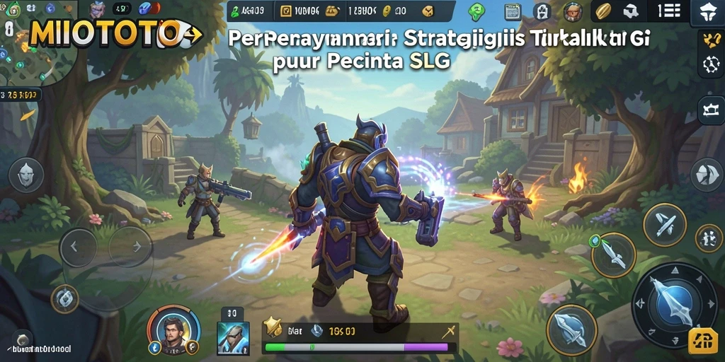 Tampilan menarik dari gameplay strategi MIOTOTO
