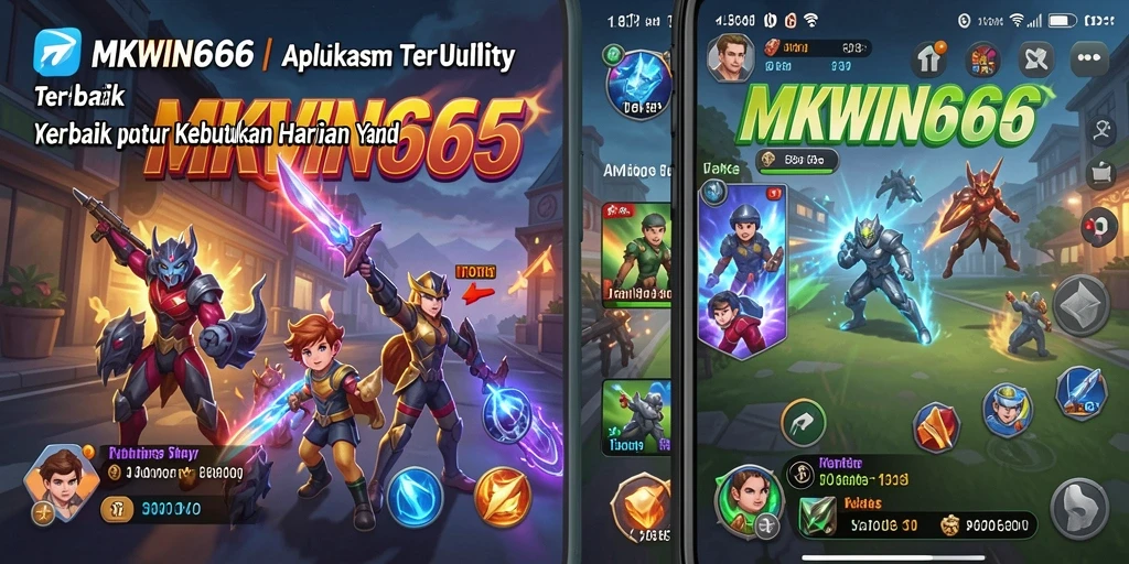 Tampilan utama MKWIN666 dengan berbagai fitur Utility yang menarik.