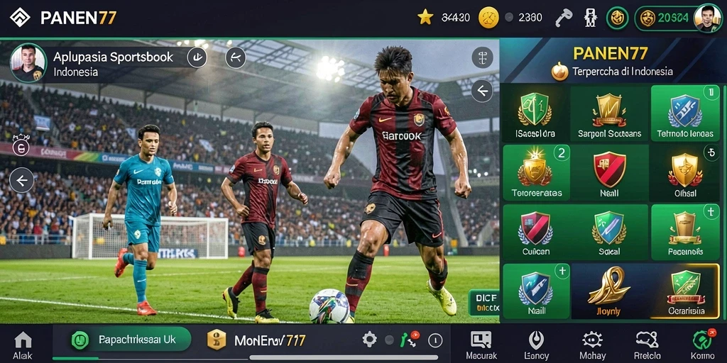Tampilan gameplay menarik dari aplikasi Sportsbook PANEN77.
