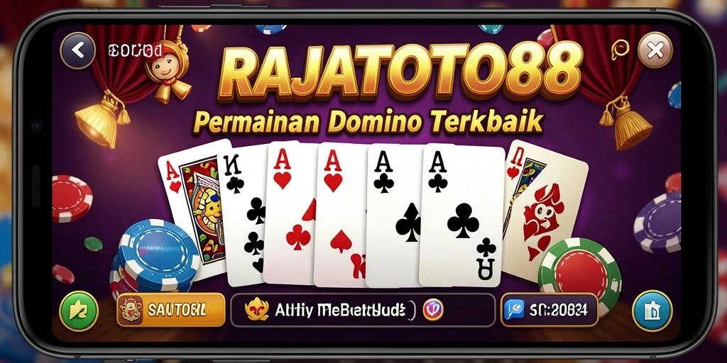 Screenshot gameplay RAJATOTO88 menampilkan keseruan bermain Domino.