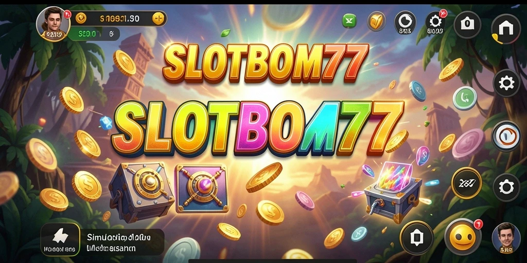 Screenshot gameplay dari SLOTBOM77 yang menampilkan keseruan simulasi.