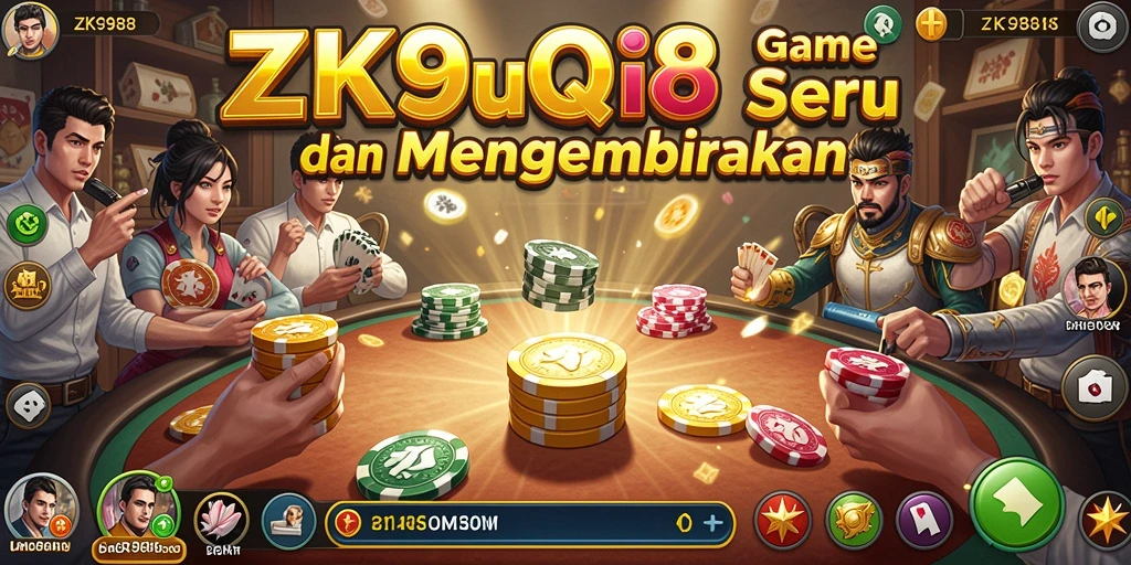 Tampilan gameplay QiuQiu yang mendebarkan di ZK988.